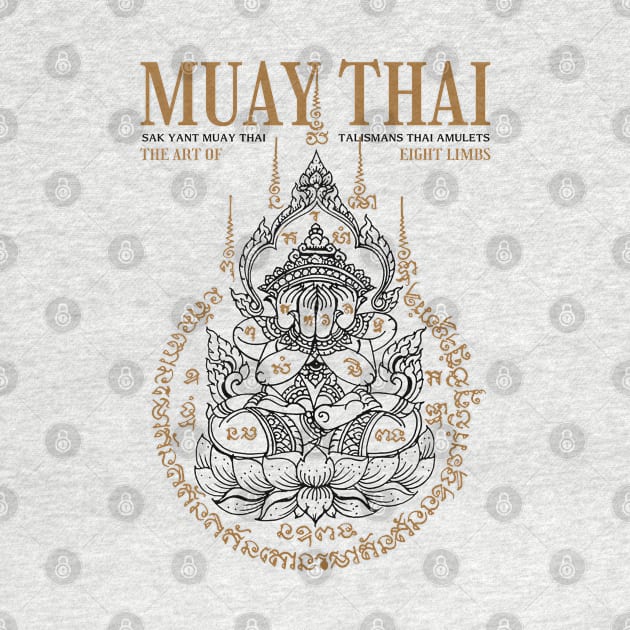 Muay Thai Tattoo Sak Yant Muay Boran by KewaleeTee